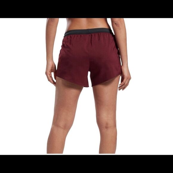 REEBOK Women’s Athletic Shorts - Maroon - Picture 2 of 9
